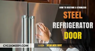 Revive Your Stainless Steel Fridge Door: A Simple Restoration Guide