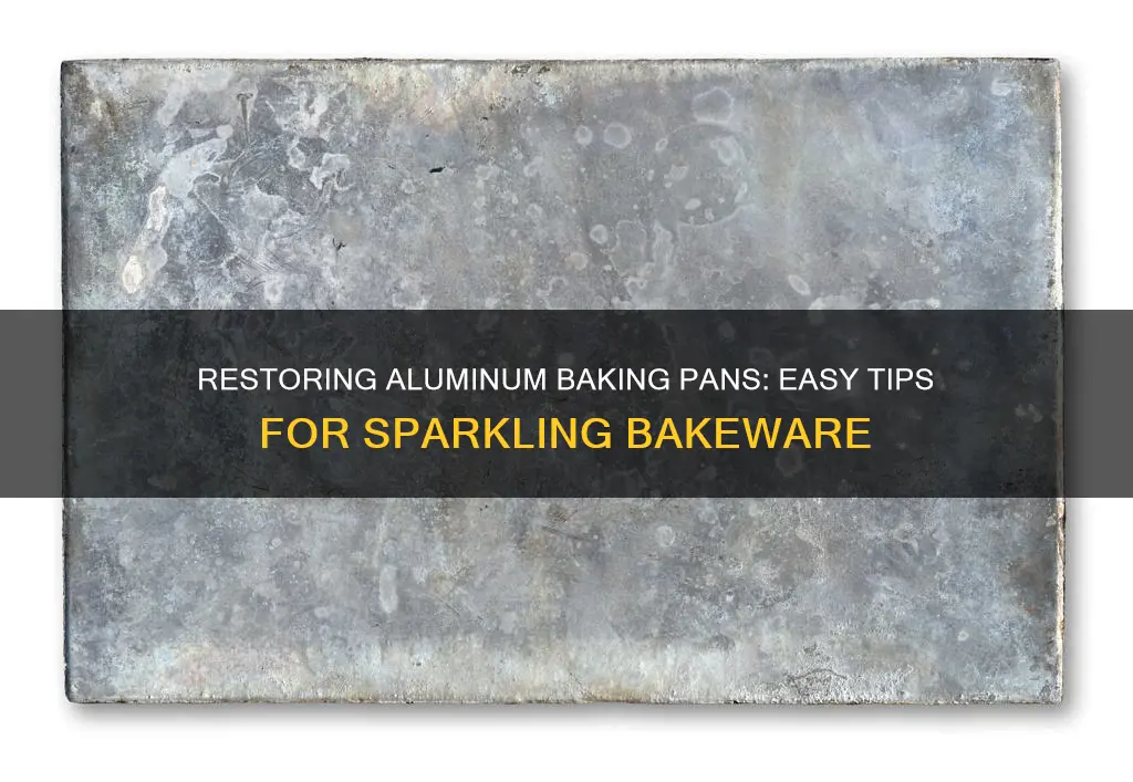 how to restore aluminum baking pans