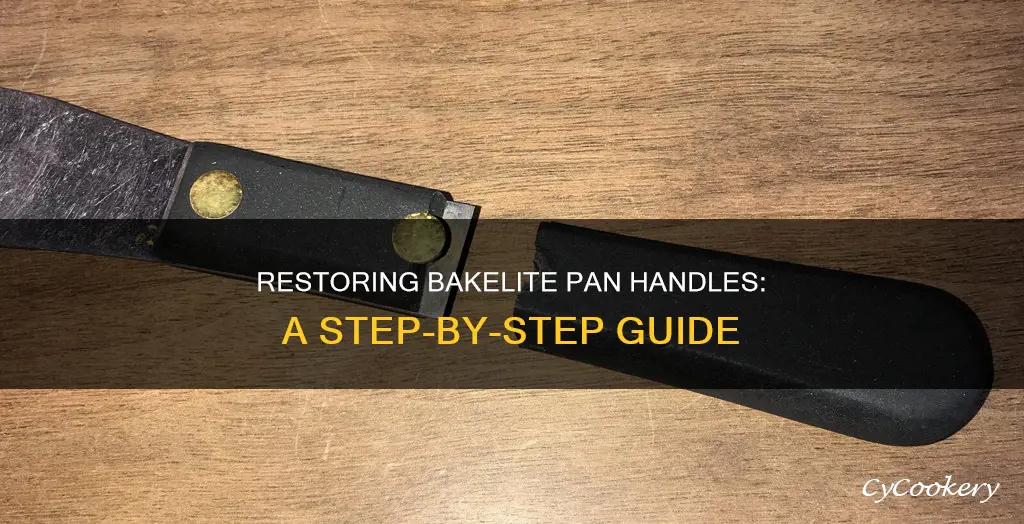 how to restore bakelite pan handles