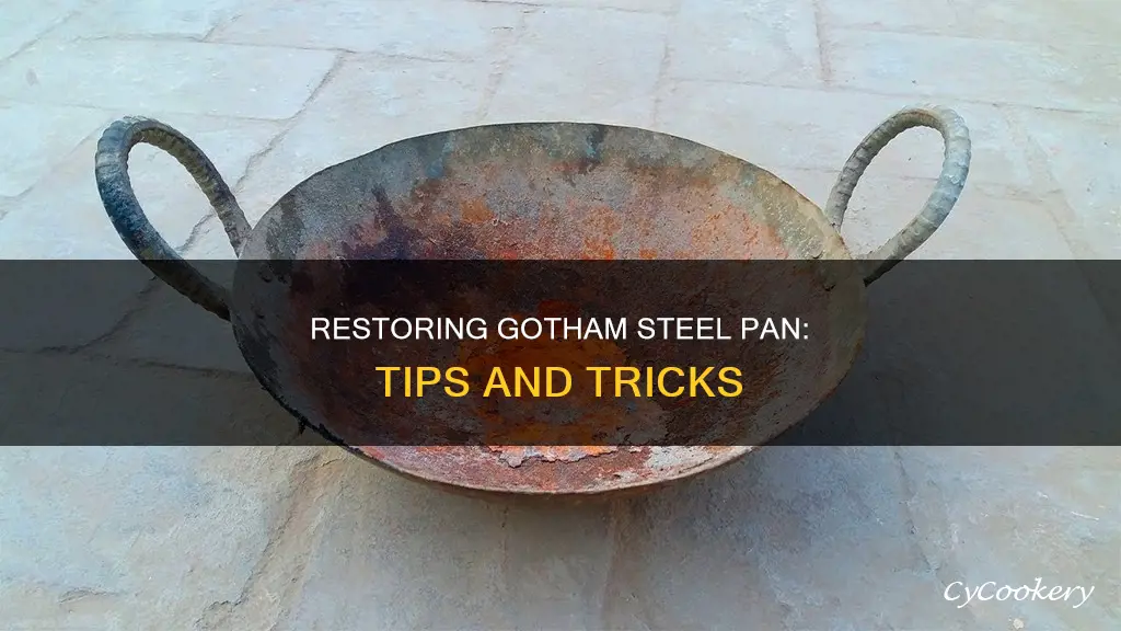 how to restore gotham steel pan