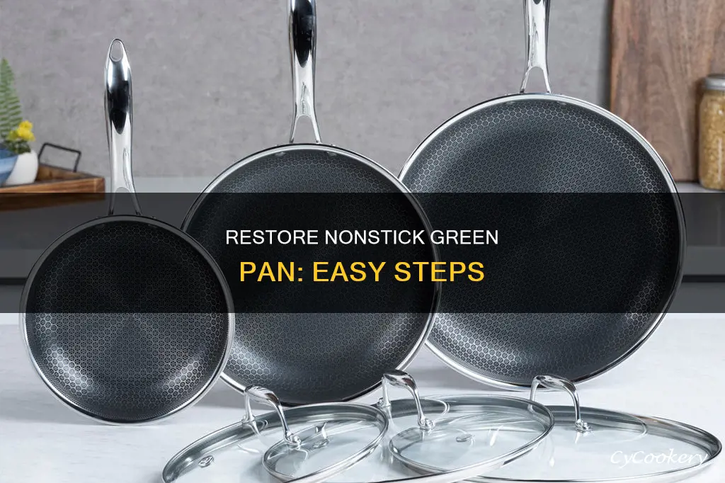 how to restore nonstick green pan