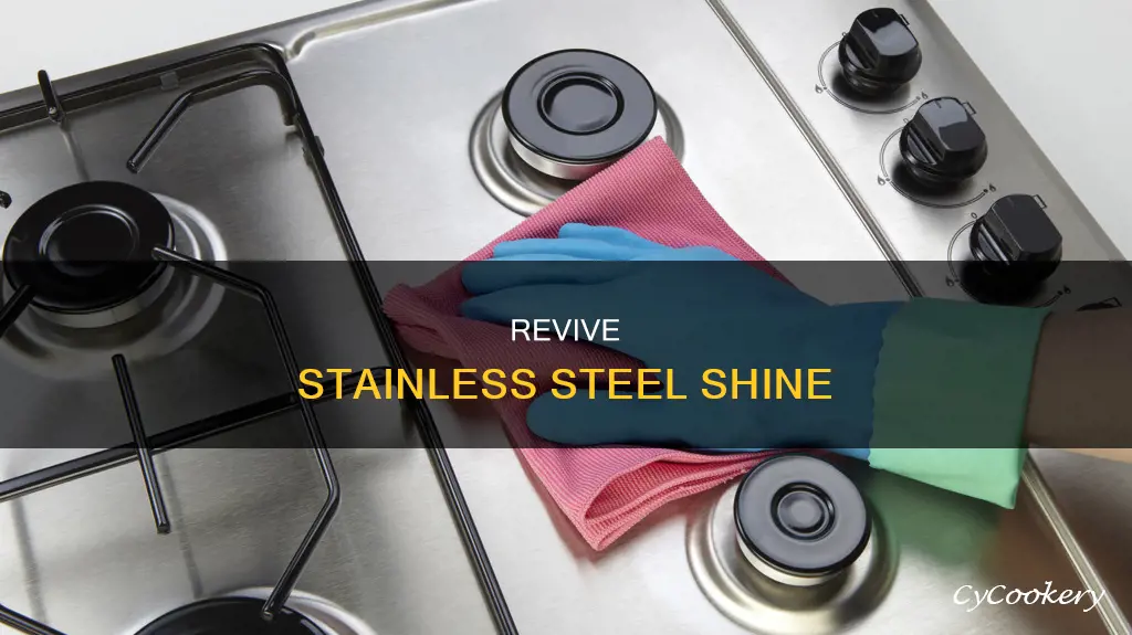 how to restore shine to damaged stainless steel pans