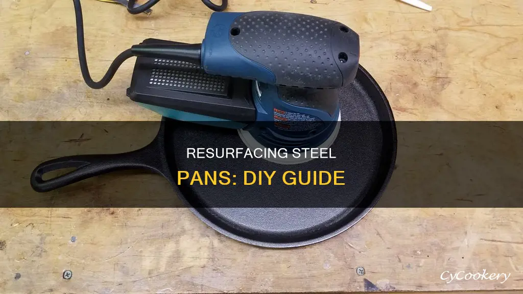 how to resurface kitchen aid steel pan