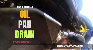 Rethreading Oil Pan Drain: DIY Guide for Beginners