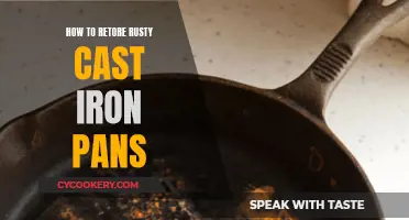 Reviving Rusty Cast Iron: A Step-by-Step Guide to Restoring Pans