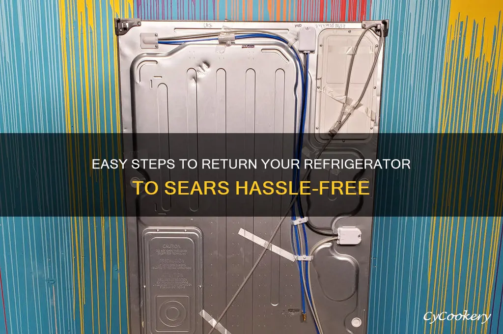 how to return a refrigerator to sears