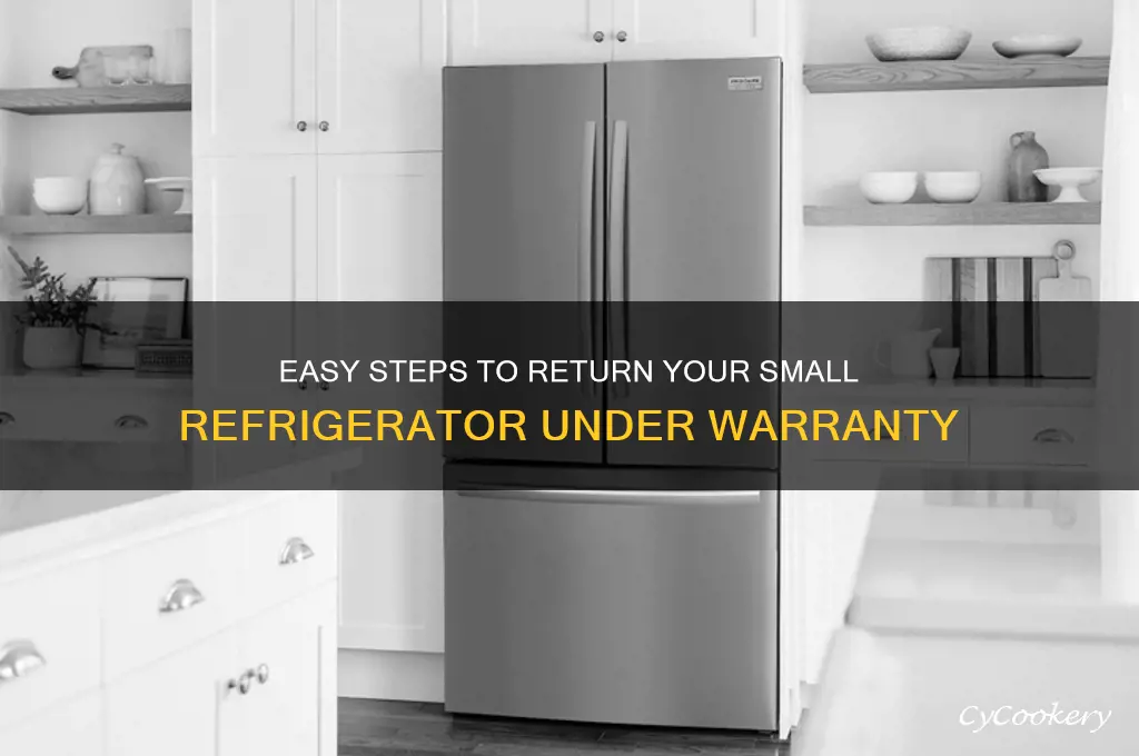 how to return under warranty small refrigerator