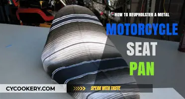 Motorcycle Seat Pan: Reupholstering for Comfort and Style