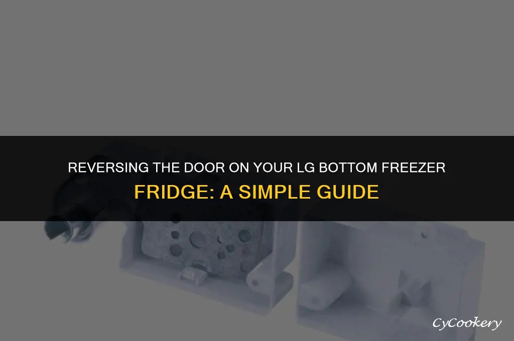 how to reverse door on lg bottom freezer refrigerator