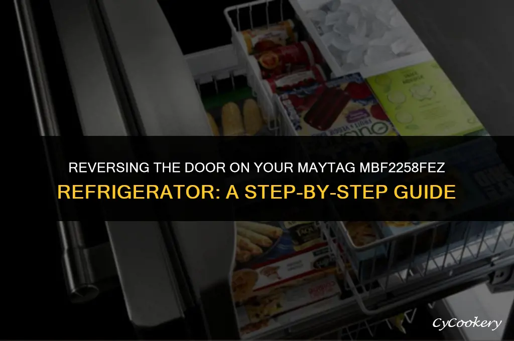 how to reverse door on maytag refrigerator mbf2258fez