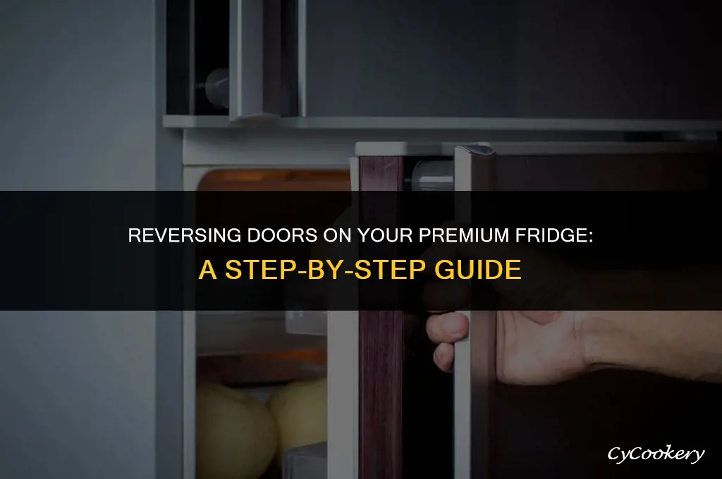 how to reverse doors on a premium refrigerator