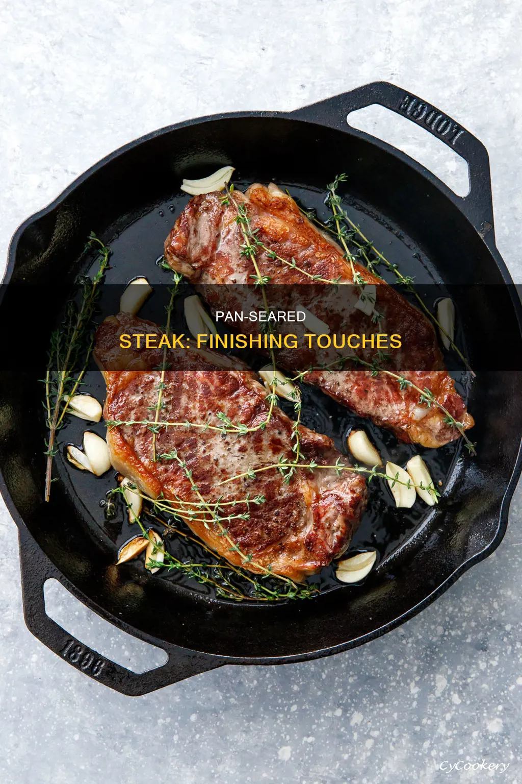 how to reverse pan sear a steak