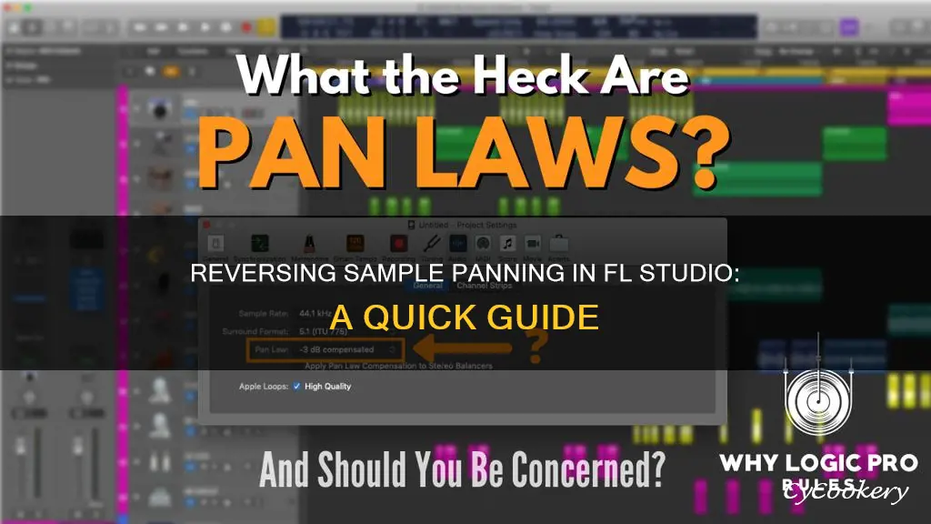 how to reverse panning of a sample fl studio