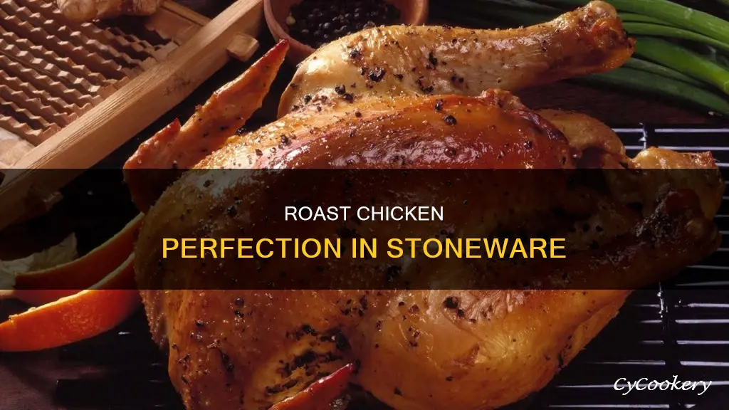 how to roast a chicken in a stone roasting pan