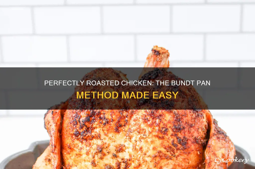 how to roast a chicken using a bundt pan