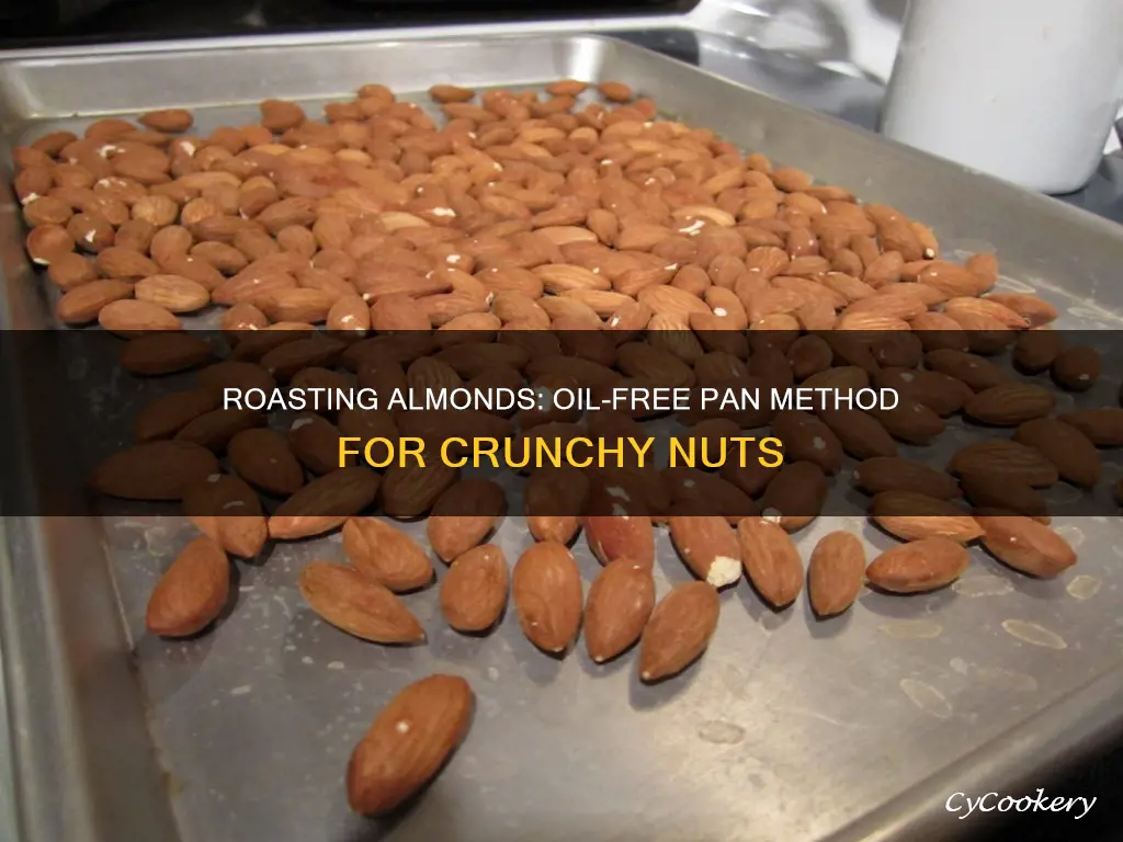 how to roast almonds in pan without oil