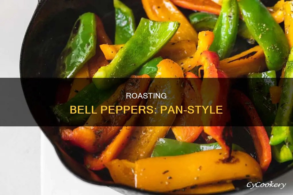 how to roast bell pepper in a pan