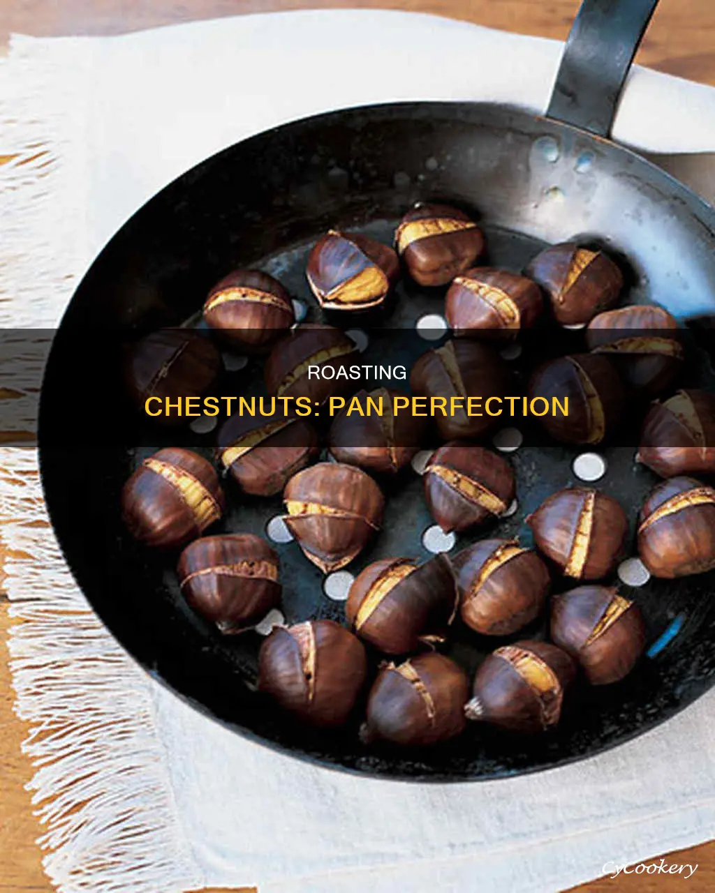 how to roast chestnuts in a pan