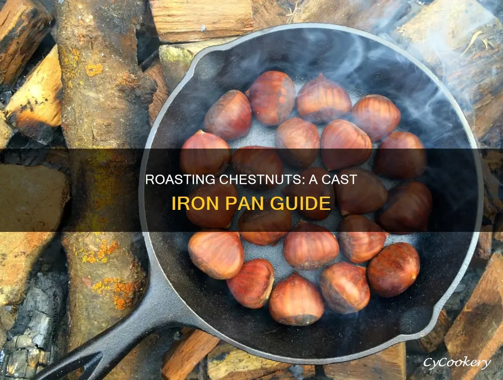 how to roast chestnuts on cast iron pan