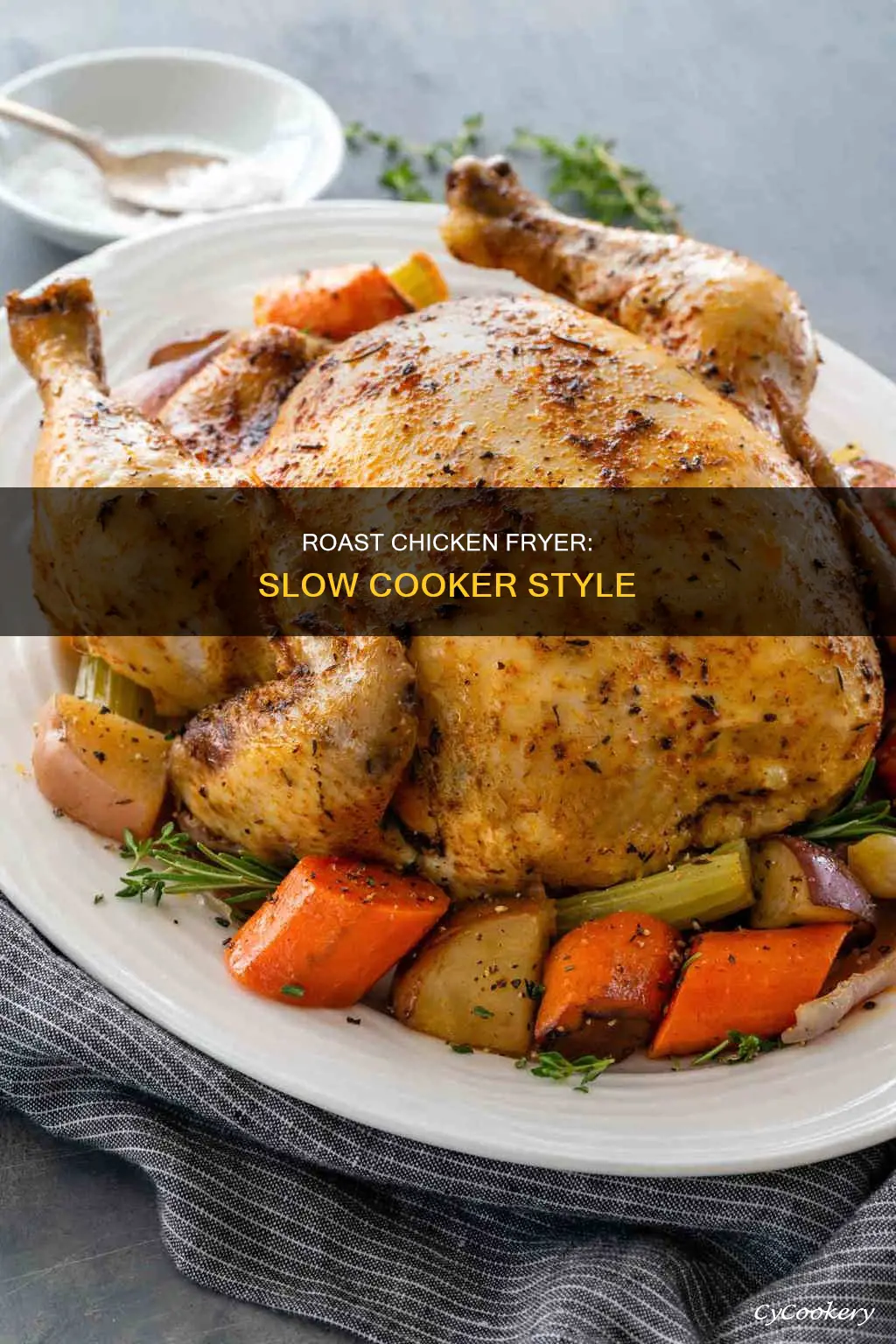 how to roast chicken fryer in slow cooker