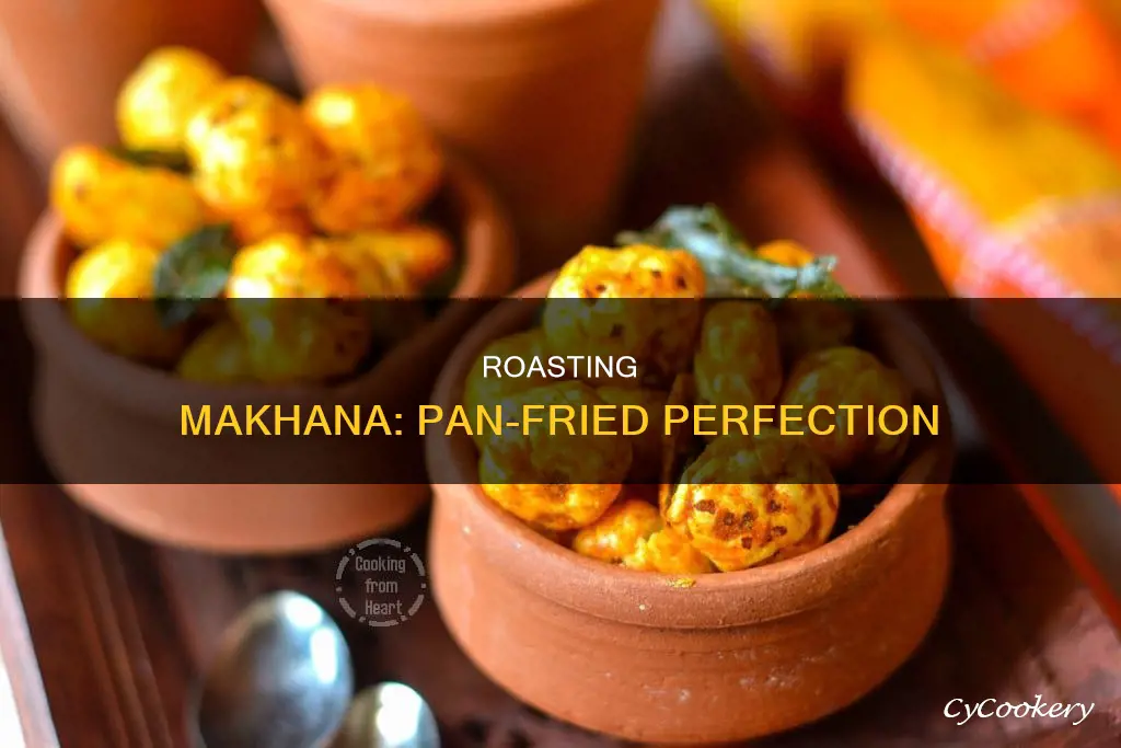 how to roast makhana in pan