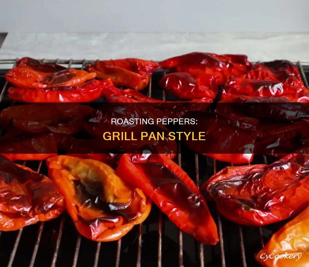 how to roast peppers on grill pan