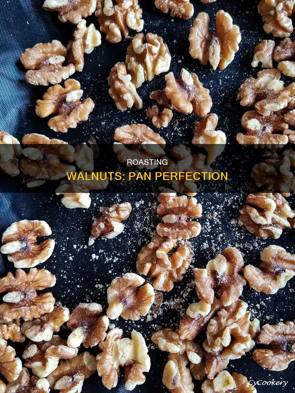 how to roast walnuts in a pan