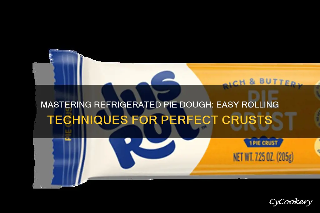 how to roll out refrigerated pie dough