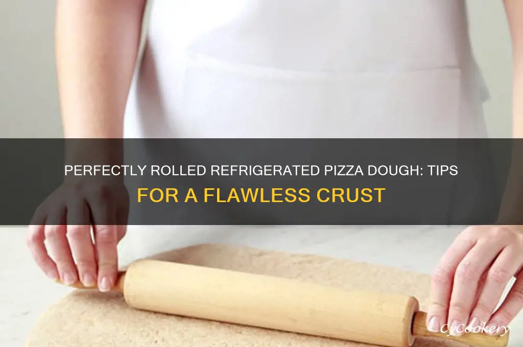 how to roll out refrigerated pizza dough