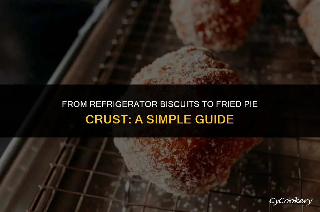 how to roll refrigerator biscuits into fried pie crust