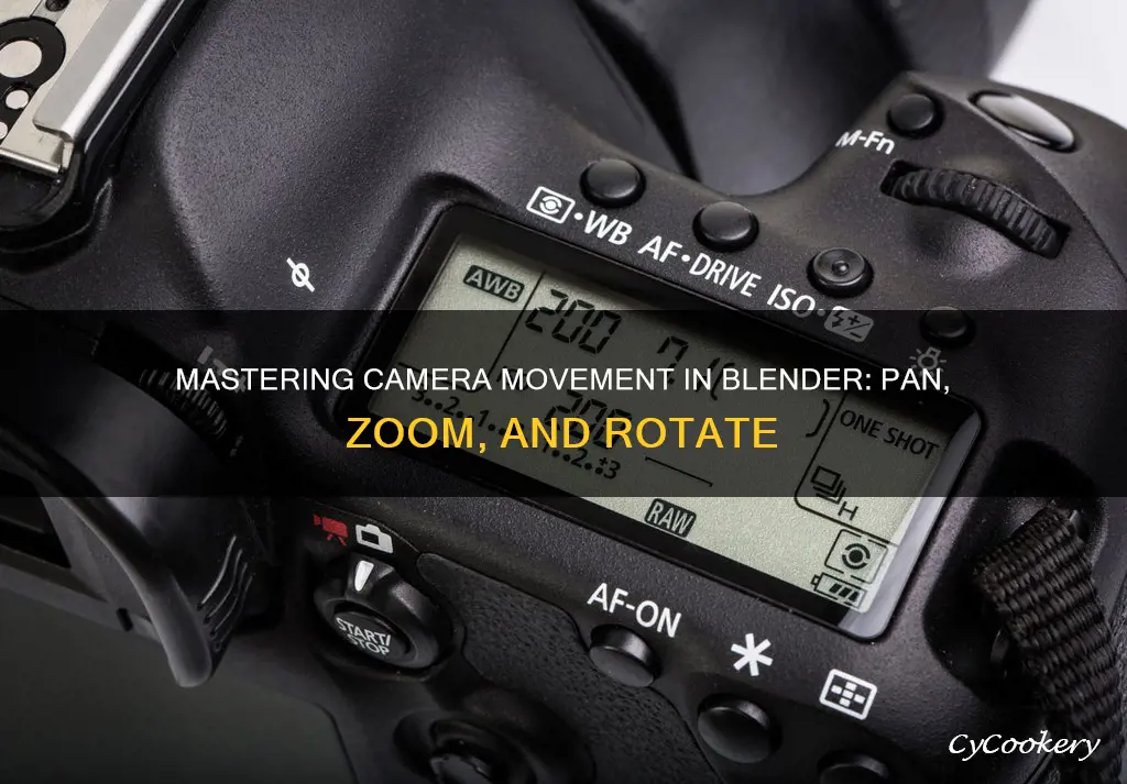 how to rotate pan and zoom in blender