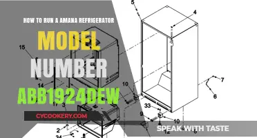 Efficiently Operating Your Amana ABB1924DEW Refrigerator: A Comprehensive Guide
