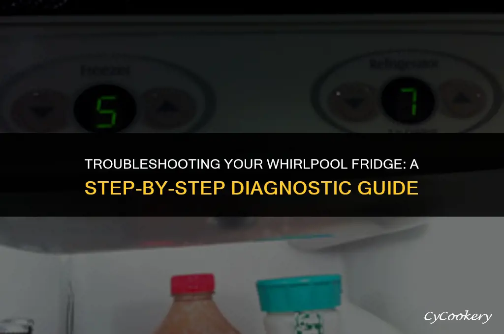 how to run a diagnostics test on whirlpool refrigerator