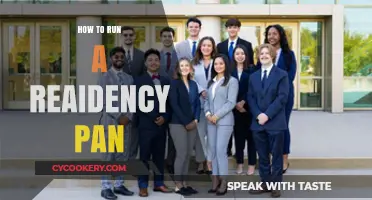 Running a Residency Painlessly: Tips and Tricks
