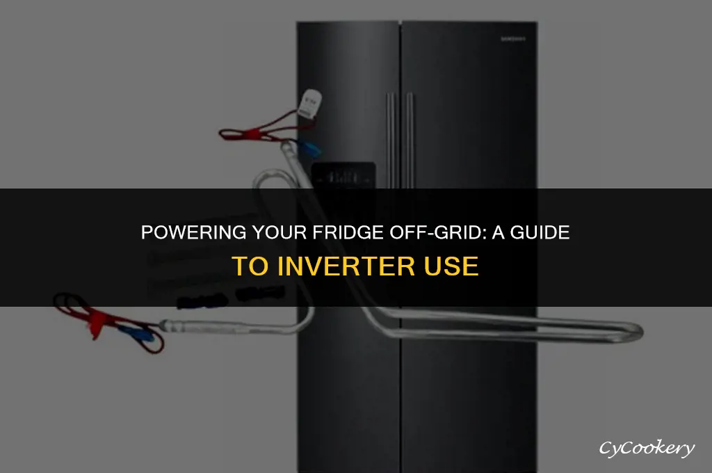 how to run a refrigerator on a power inverter