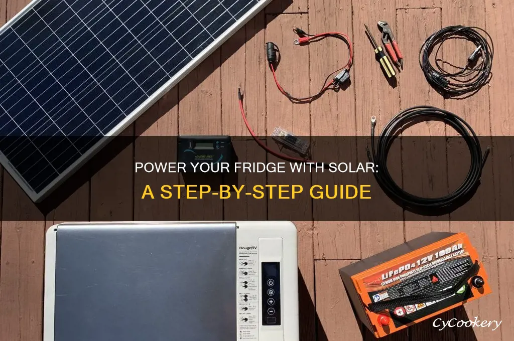 how to run a refrigerator on solar