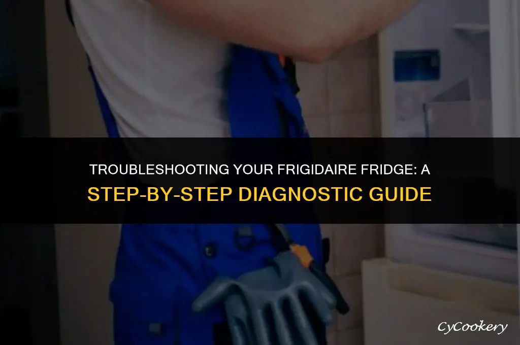 how to run diagnostic test on frigidaire refrigerator