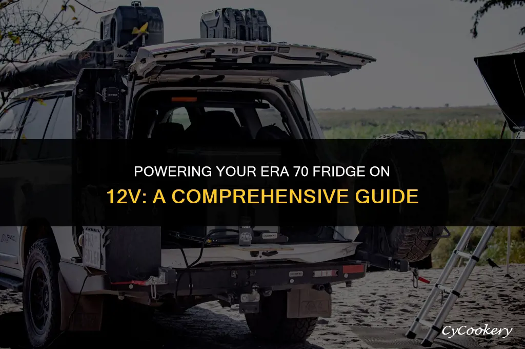 how to run era 70 refrigerator on 12v