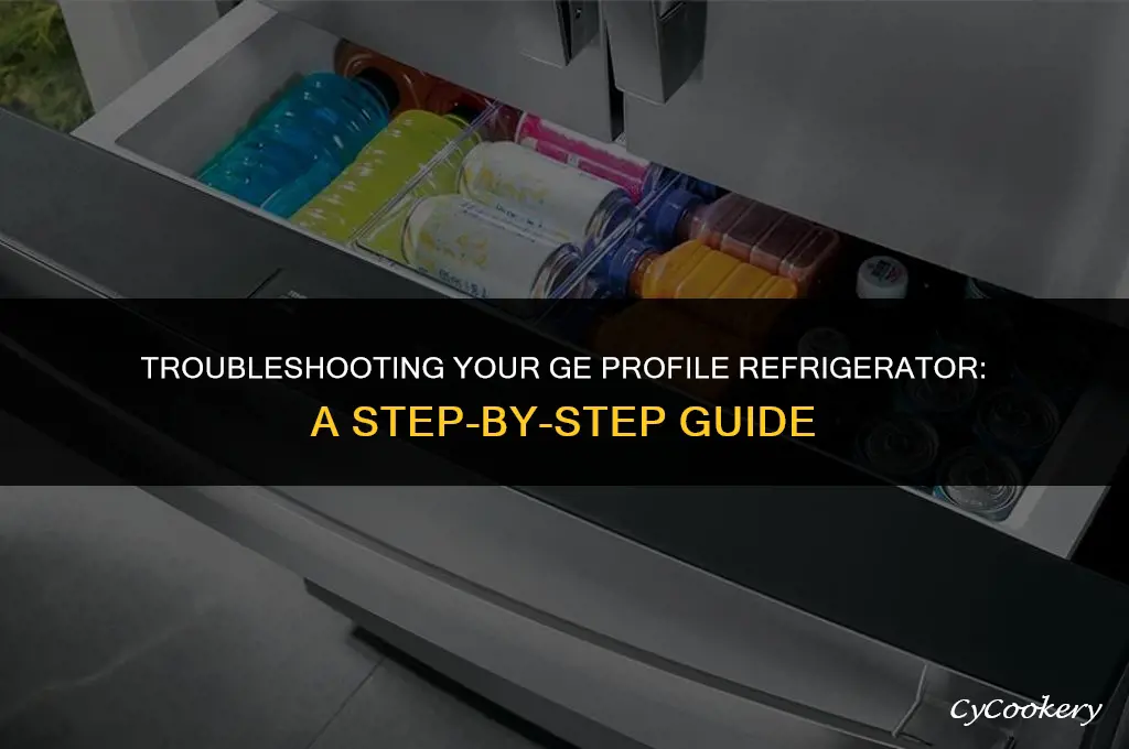 how to run ge profile refrigerator diagnostics pfe29psdass