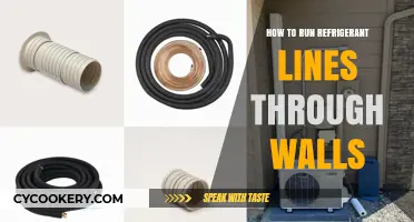 Efficiently Routing Refrigerant Lines Through Walls: A Step-by-Step Guide