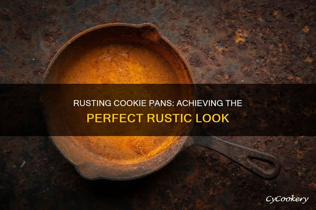 how to rust metal cookie pans