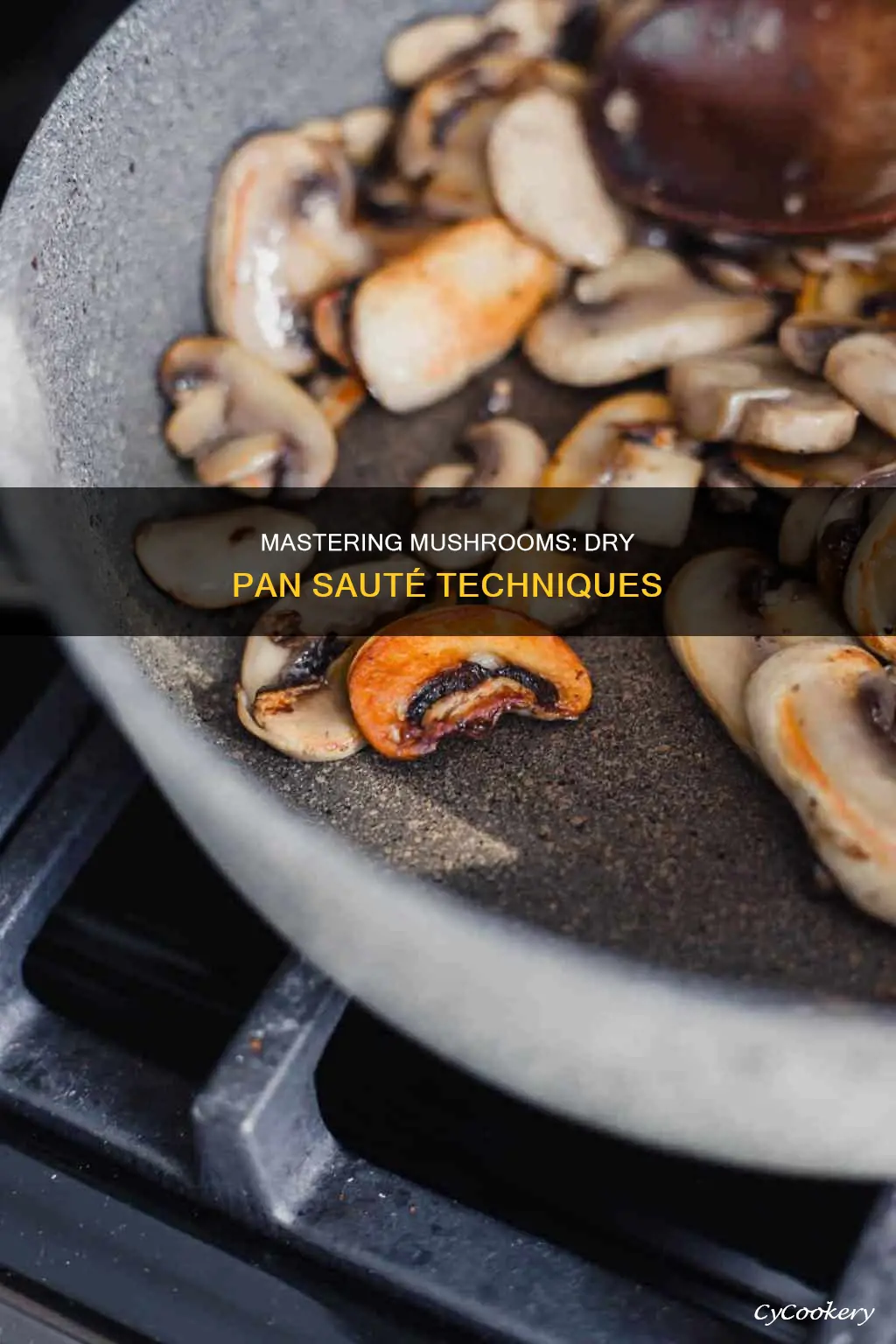 how to saute mushroom in a dry pan