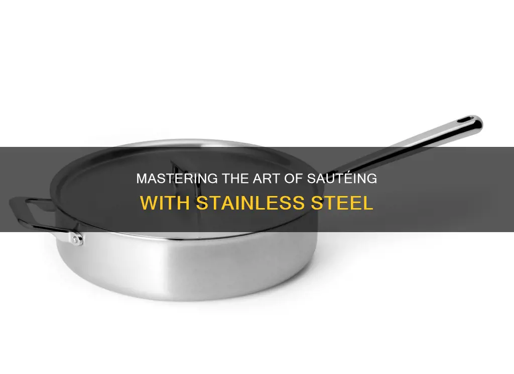 how to saute with ss pan
