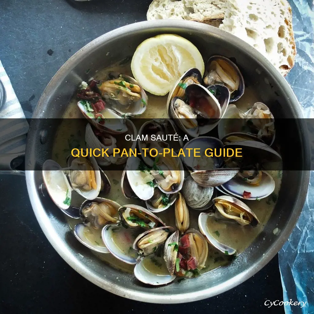 how to sautee clams in pan