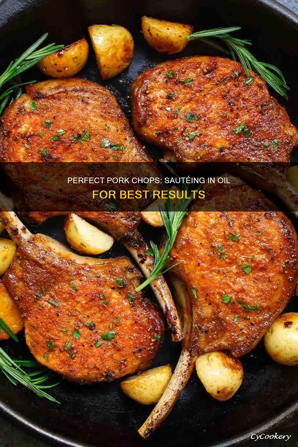 how to sautee pork chops pan oil