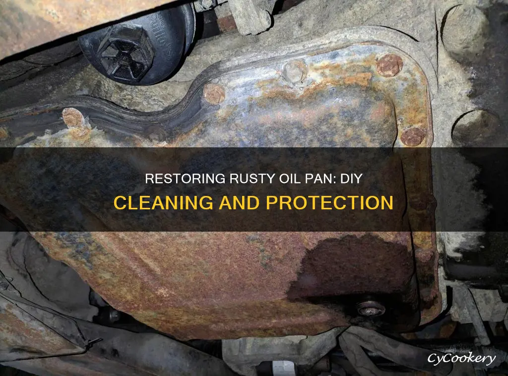 how to save a rusty oil pan