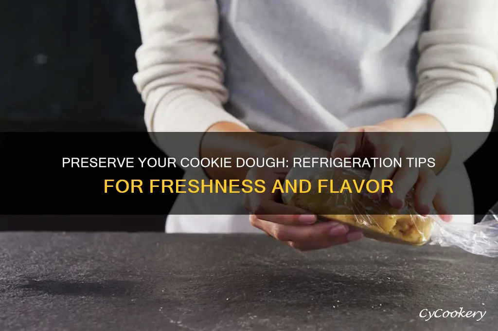 how to save cookie dough in refrigerator