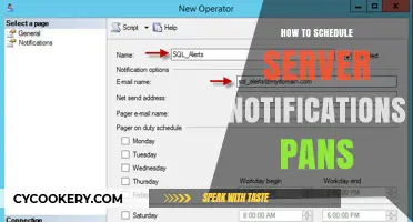 Server Notifications: Scheduling Peace of Mind