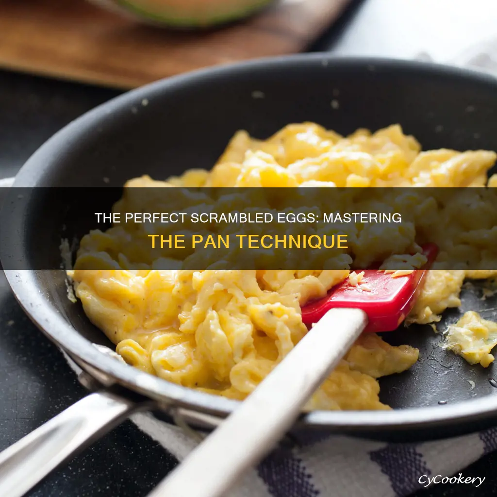 how to scramble eggs in a pan