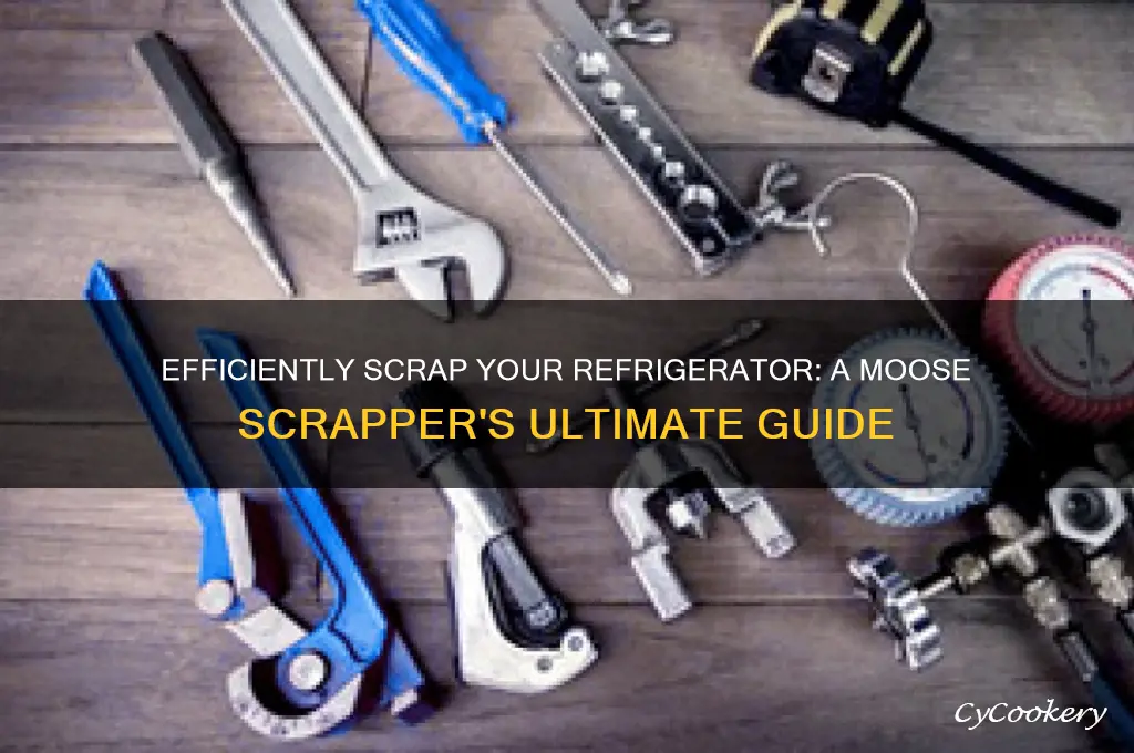 how to scrap a refrigerator moose scrapper